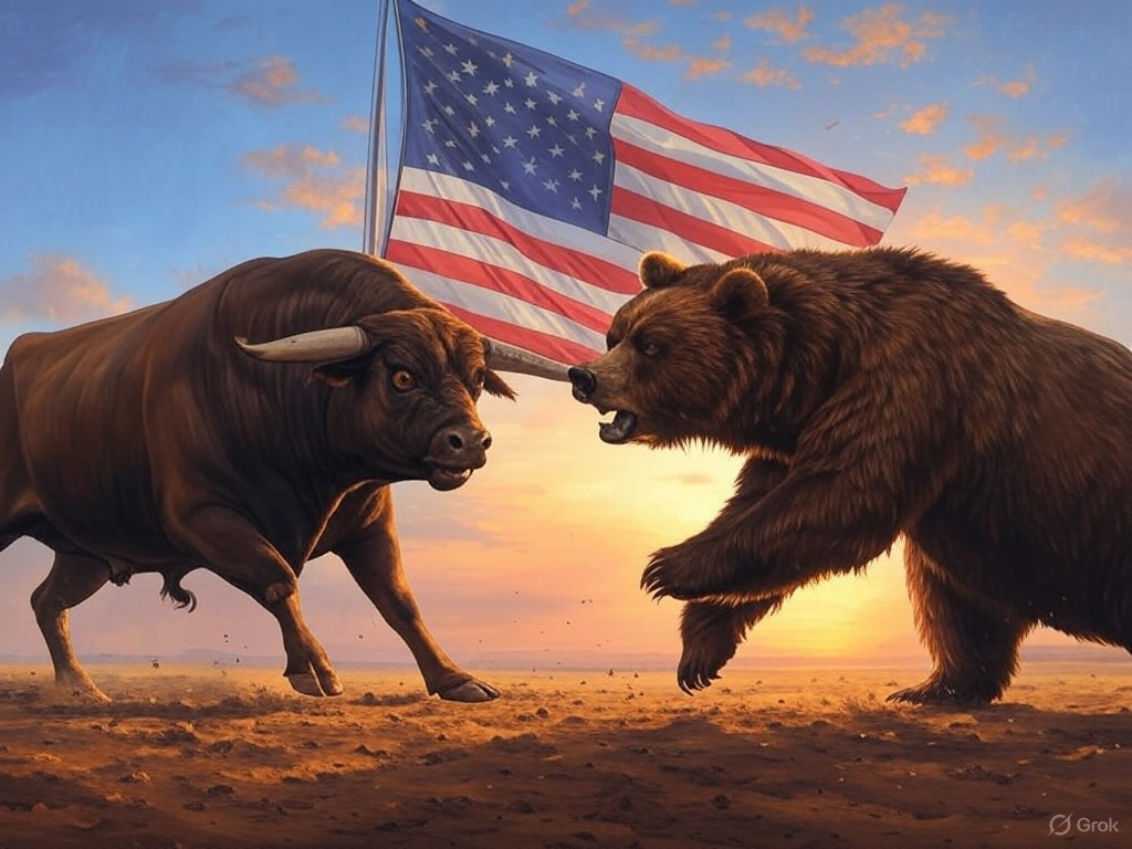 Based_XMan's tweet photo. Opinion: MACRO SYNOPSIS: POST-TARIFF REGIME, U.S. POLICY SHIFT, AND INFLATIONAL REALIGNMENT (AS OF TODAY)

Background: The post-COVID economy featured massive stimulus, supply chain issues, and U.S. reliance on Asian production, driving inflation via disruptions, not monetary policy. The Fed hiked rates, causing margin compression and a shift to trade policy, reshoring, and protectionism for independence.

1. Tariff Regime: 10% flat tariff plus reciprocal rates (China: 34%, Vietnam: 46%, India: 25%, EU: 20%) vary by product, marking a major trade realignment.

2. Inflation: Tariffs cause sector-specific, strategic inflation (semiconductors, electronics, rare earths, agriculture, industrial goods). Short-term: margin compression, price hikes. Medium-term: reshoring eases pressures. Long-term: domestic resilience grows.

3. Sector Impacts:
   Winners: U.S. energy, industrial materials, infrastructure, rare earths, small/mid-cap manufacturing.
   Losers: Asian-import retailers, multinational tech, pharma, consumer electronics, agricultural exporters.

4. Policy Mechanics: Corporate tax cuts incentivize reshoring; consumer tax relief boosts demand. Tariffs fund this shift via the External Revenue Service, replacing income taxes with consumption-based taxation.

5. Market Implications: Dollar weakens, 10-year yields suppressed, QT slows, Fed stays neutral. Markets rotate and reprice with high volatility in tech and global stocks.

6. Farming: China may halt ag imports; unaffected nations maintain U.S. access. Domestic ag gains from less competition but faces subsidy reliance and logistics costs.

7. Reshoring: Production shifts reduce inflation spikes, driving capex, investment cycles, and margin volatility, not runaway prices.

8. Energy Policy: Increased crude and gas production drops prices 7%+, aiming to suppress inflation, anchor CPI, and undercut hostile energy reliance.

9. Macro Scenarios:
   High (~60%): Tariffs, tax cuts, reshoring succeed; inflation managed; real economy outperforms.
   Medium (~30%): Tax delays, poor execution; sticky inflation, soft demand.
   Low (~10%): Retaliation spirals; sharp equity repricing, CPI spikes.

Thesis: 2025 shock leads to 2026–2027 growth via capital formation and resilience.
   2025: Correction (20-35%), weak sentiment, trade restructuring.
   Mid-Late 2025: Tax cuts, strategic projects launch.
   2026–2027: Growth in infrastructure, energy, food systems; equity rotation to real assets.

Risks: Geopolitical retaliation, policy delays, or smooth execution.

Edge: Early positioning for tariffs, crude disinflation, QT reduction, and fiscal policy shift. #bear #bull #macro #markets