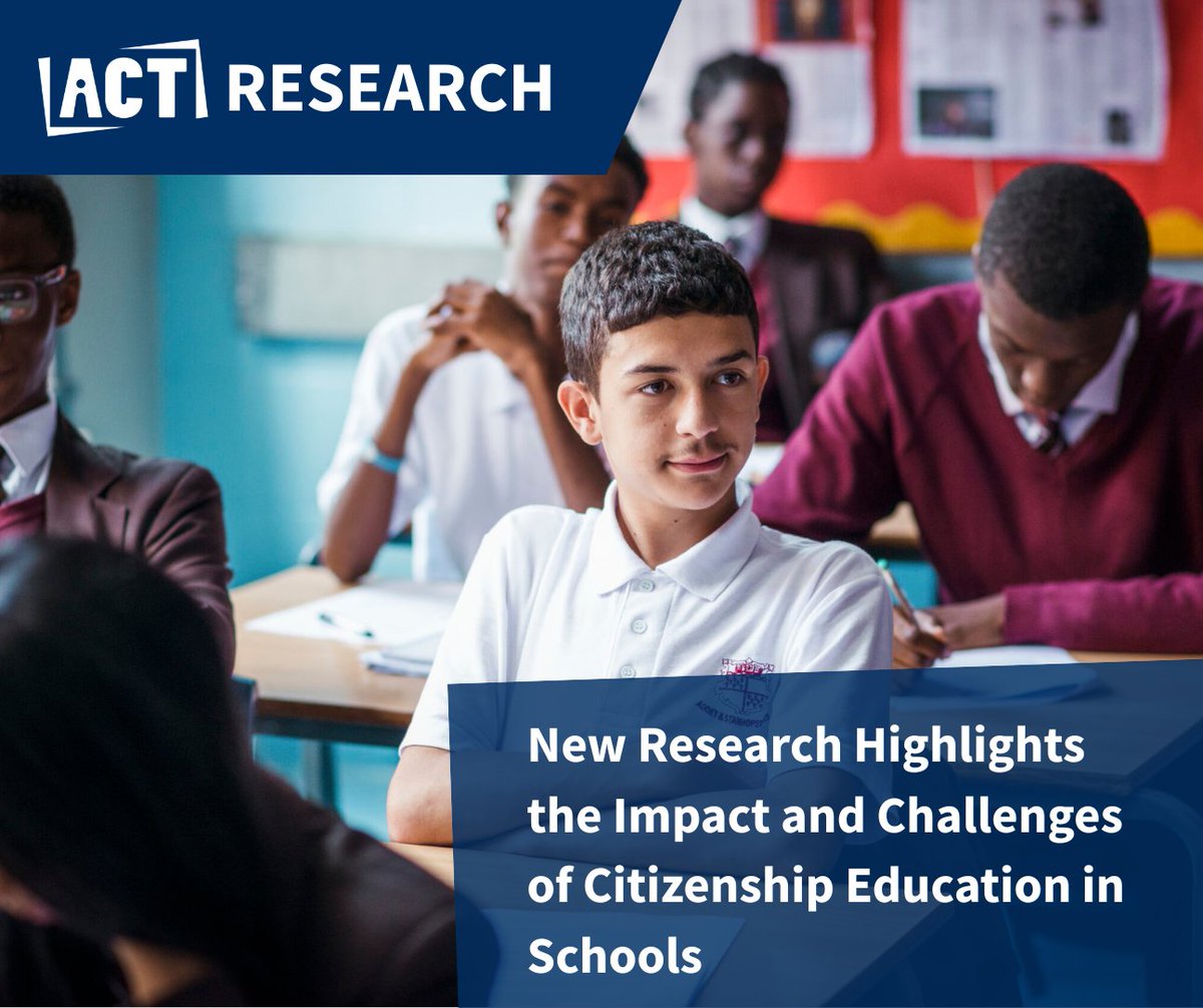 ACitizenshipT's tweet image. Second year findings from our National Citizenship Education Study  reflect that when students get well-supported Citizenship education, they become more informed, engaged &amp;amp; active citizens. Read the research overview: ow.ly/MAcZ50Vsfmk #EdChatUK #TeachingCitizenship