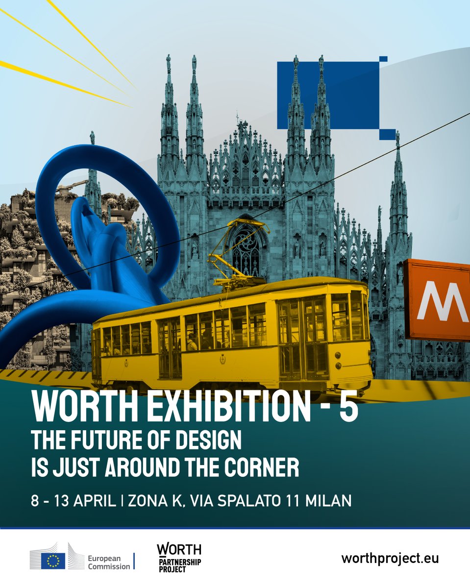 ⏳ The countdown has begun! Only 5 days left until the WORTH Exhibition at Milan Design Week 2025! 
Join us: t.ly/dVgBE