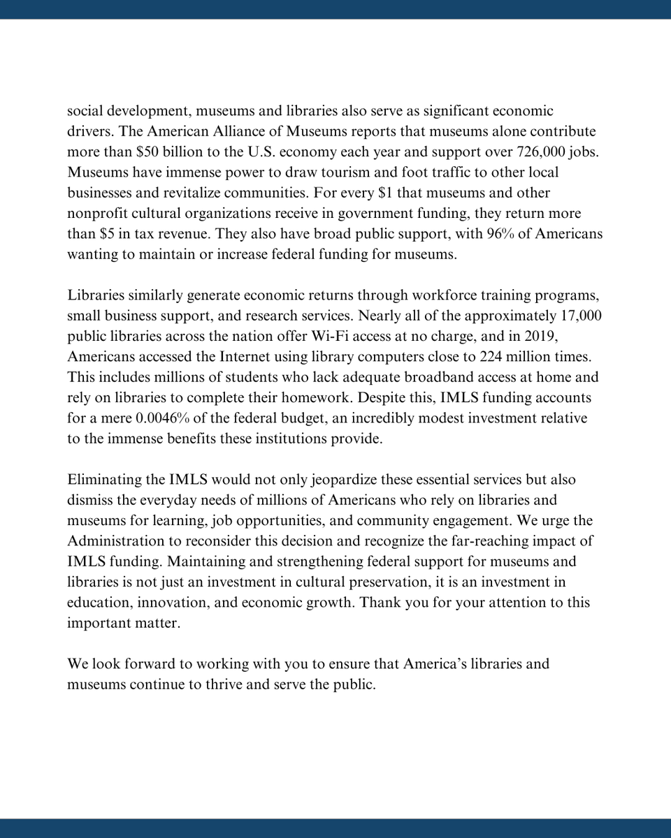 RepGolden's tweet image. I disagree with the administration’s moves to shutter the only agency focused solely on America&apos;s libraries and museums.

Mainers understand the value these institutions have in connecting, educating, and even attracting folks from away. I believe in that mission, and am pushing…