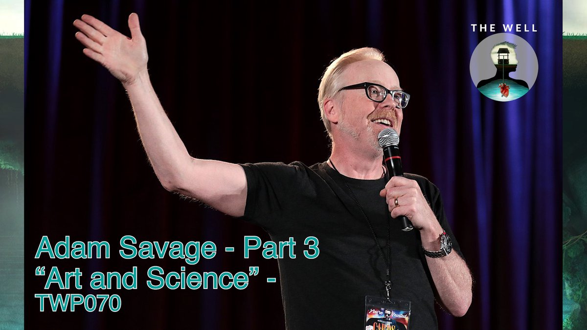 TheWellPod's tweet image. NEW EPISODE!
Adam Savage – Part 3 – “Art and Science” – TWP070
How does Adam see himself, his life and his role as an inventor, artist and educator? Adam reflects on his unique career path and much more.
zurl.co/kdAee