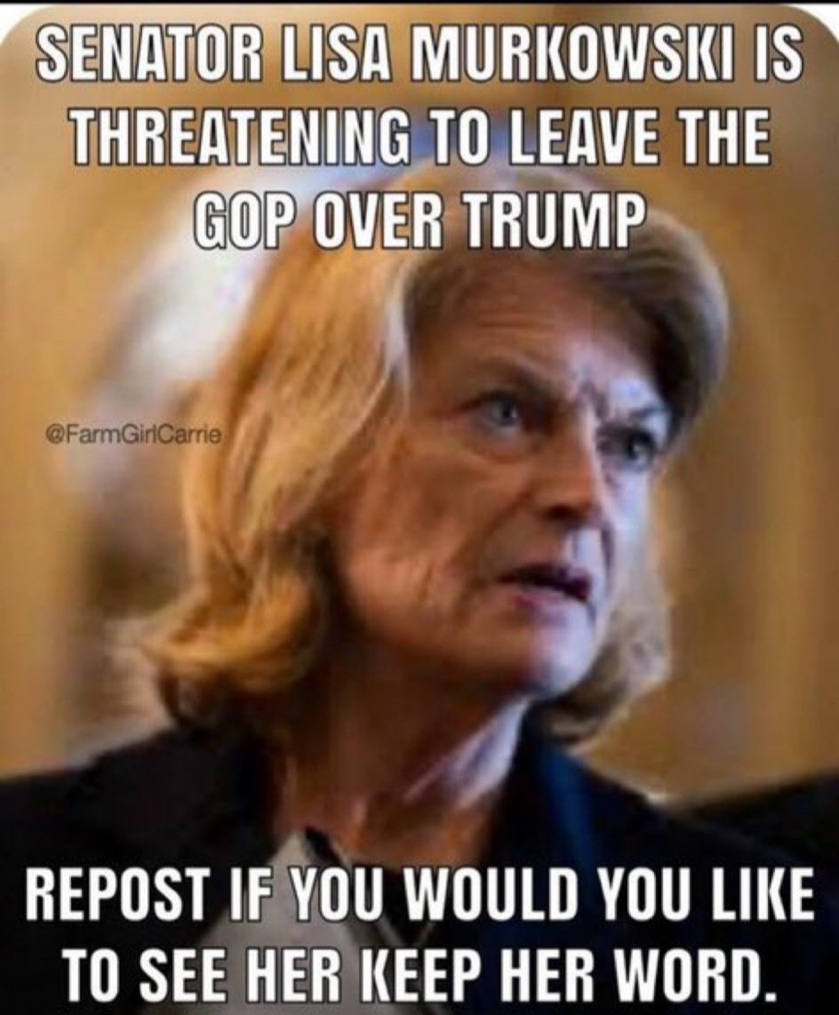 Leave you're a a corrupt  2-bit
fcking Rino votes with Democrats 
90% of the time 🙋‍♀️
