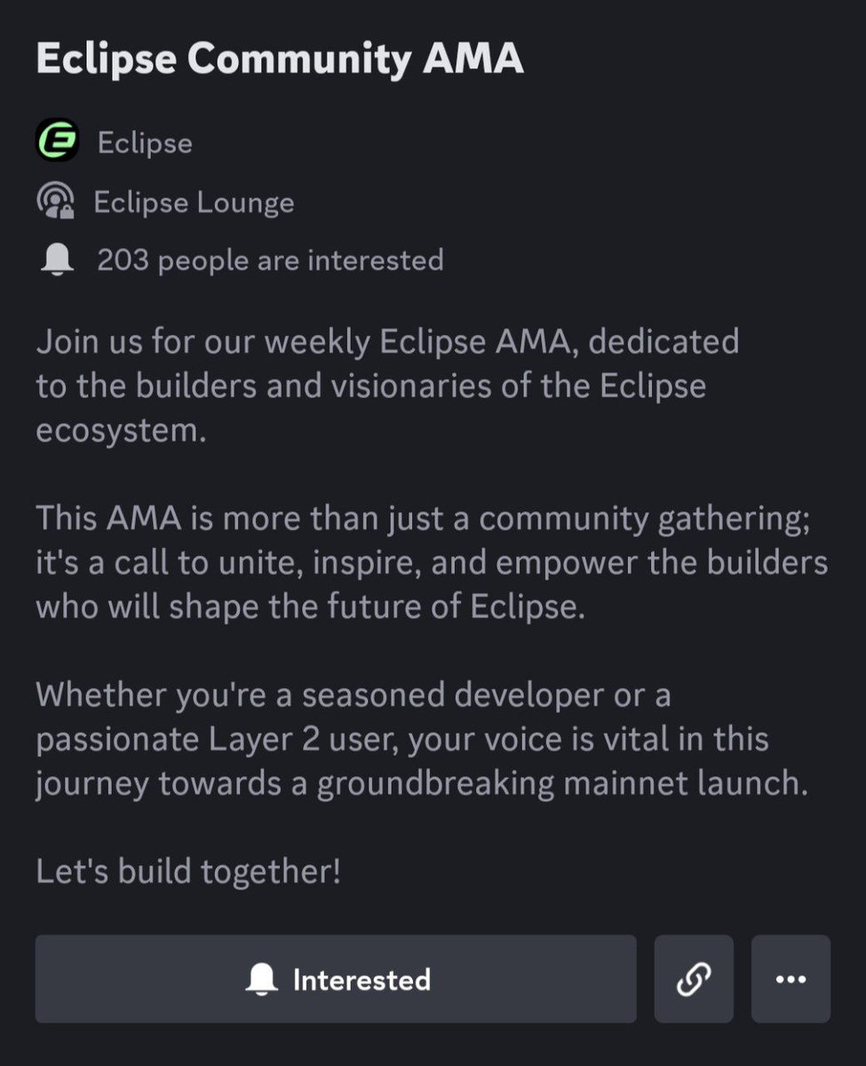 Are you ready for tonight's AMA?
Let's go for new records!
Maybe it'll last 5 hours
who knowsssss?!
<a href="/EclipseFND/">Eclipse</a> Everything
