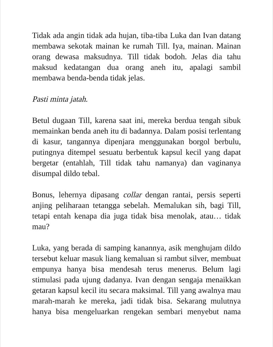haaniverse's tweet photo. #Ivantill x #Lukatill 🔞 onebite AU

Boypussy Till, profanities, sex toys, threesome, semi-bdsm (kayaknya)

Ivan dan luka baru beli mainan >_< 

https://t.co/dryWoN7PvW https://t.co/kgkVuRmCg3