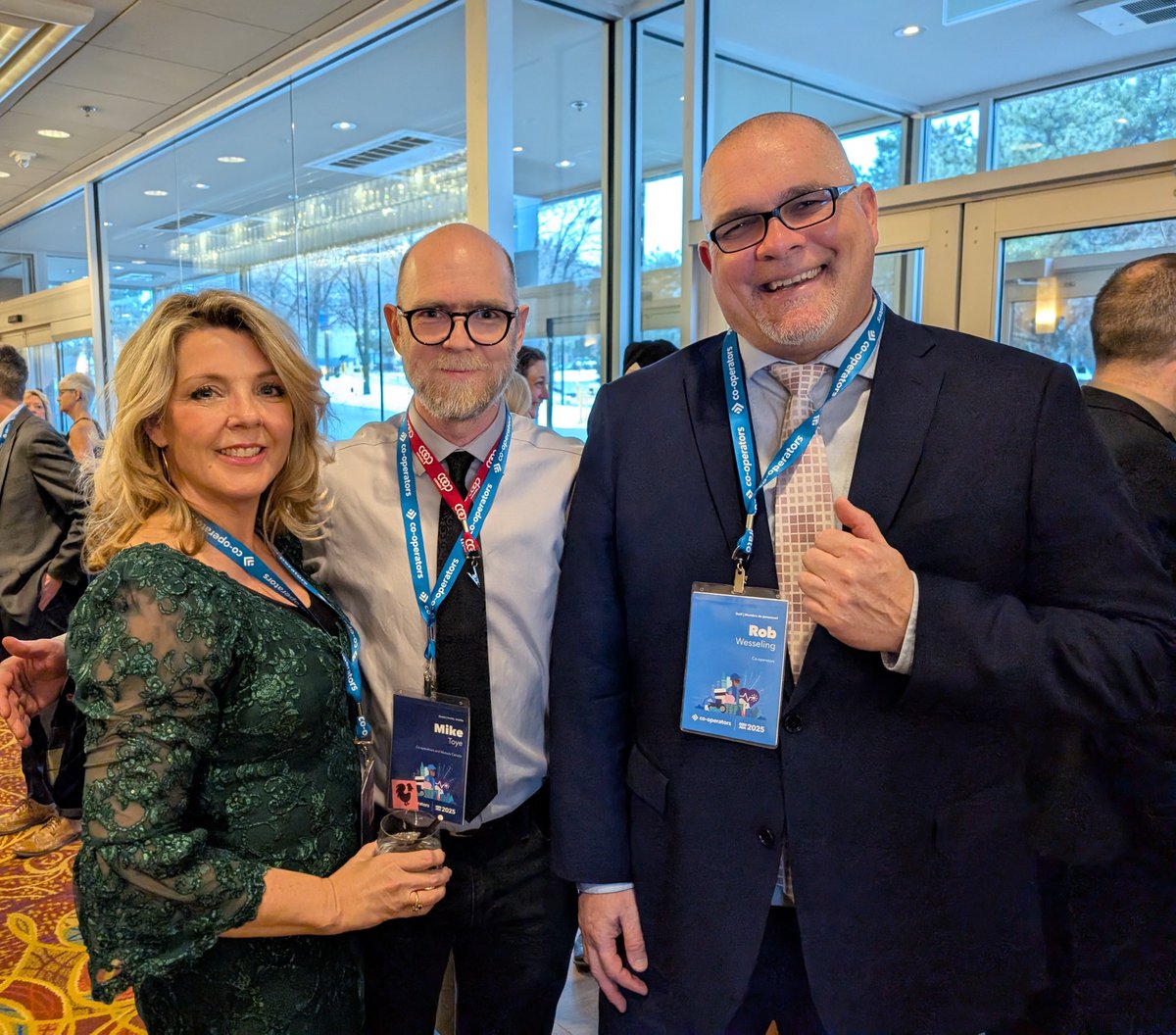 🎉 Thanks to Co-operators for a great AGM event with educational sessions &amp; networking. Today’s keynote speaker is Liz Green, CEO of ICMIF. 🙌

Rob Wesseling, CEO of Co-operators ow.ly/7wNp50VtNuM
Mike Toye, ED of CM
Liz Green, CEO of ICMIF ow.ly/FN2R50VtNuL