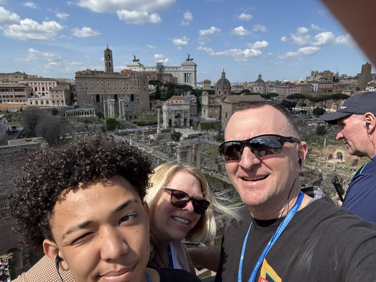 RickFerrell15's tweet photo. Today we toured the Colosseum, Constantine’s Arch, the Palatine Hill, and the Forum ruins. https://t.co/6tBr9Y1JKo