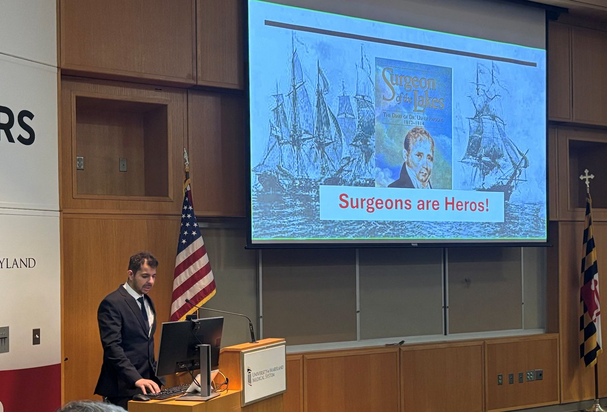 Thank you to Dr. Wessam Hassanein for his Grand Rounds presentation entitled "The Wounded Hero: Second Victim Syndrome in Surgery". Great job highlighting this very important topic! #Surgery #Maryland #Medicine