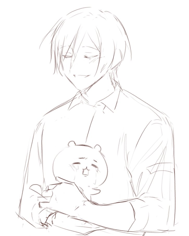 duneytunes__'s tweet photo. jesus (tatsumi) holding a lamb (chiikawa) https://t.co/Rilrf3z2uT