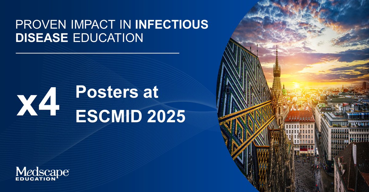 PMLiVEcom's tweet image. New from PMHub -  Medscape at ESCMID 2025: Advancing Infectious Disease Education dlvr.it/TJww41 #infectiousdisease #outcomes #ProvenImpact
