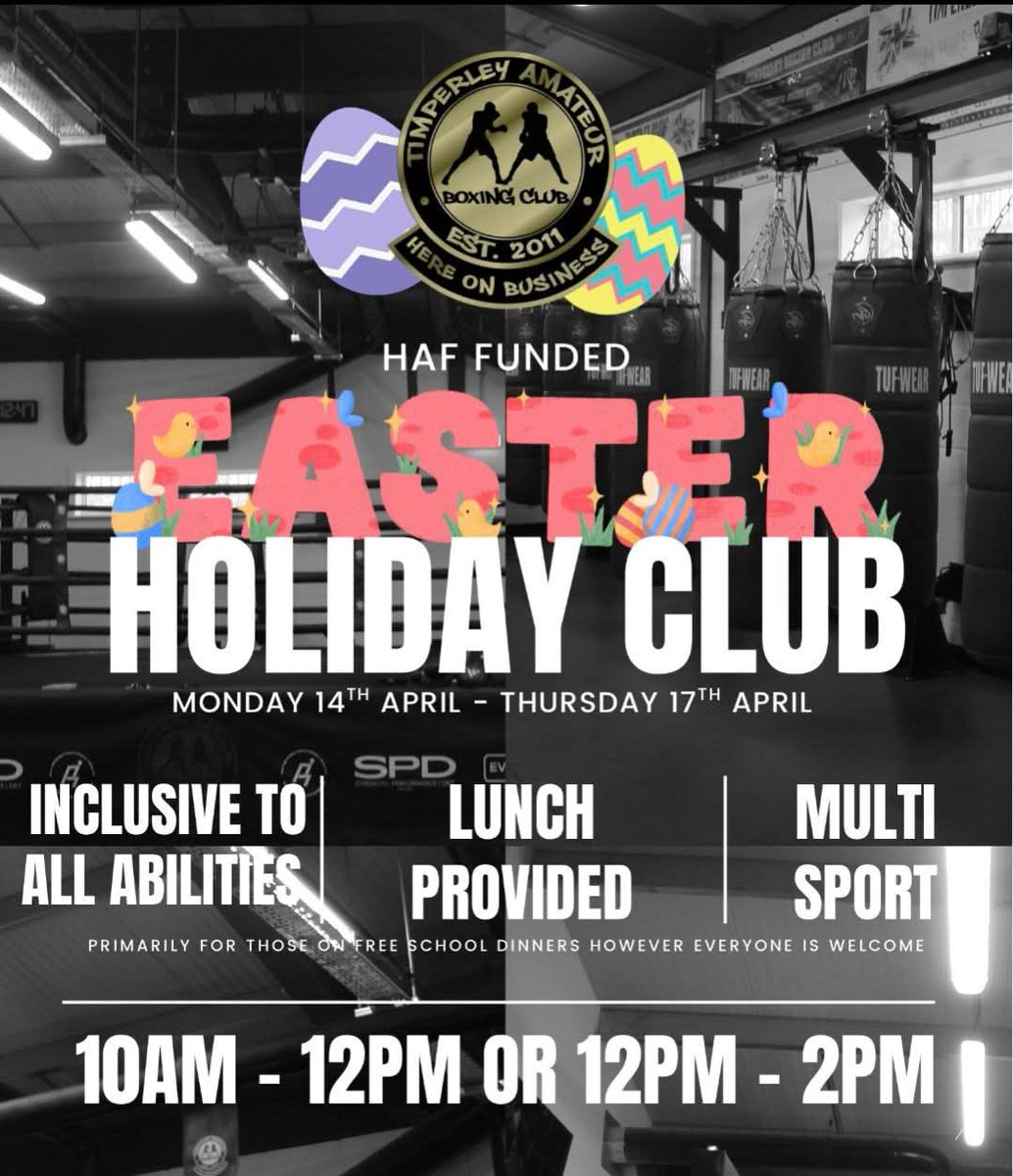 Timpabc's tweet image. #FREE Holiday club @Timpabc #altrincham #timperley #local #easterholidayclub #schools #YouthEngagement #multisports #Inclusión #inclusive  #trafford