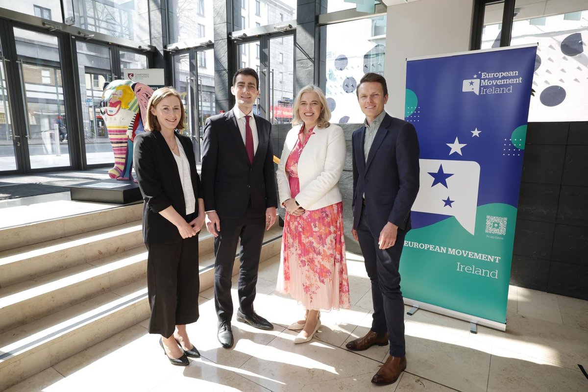 European Movement Ireland (@emireland) on Twitter photo 🇪🇺 <a href="/emireland/">European Movement Ireland</a> welcomed the Minister for Public Expenditure, Infrastructure, Public Service Reform & Digitalisation <a href="/jackfchambers/">Jack Chambers TD</a> to Chartered Accountants Ireland <a href="/oneinnumbers/">CharteredAccountants</a> today for a Members Roundtable Discussion.
🤝Moderated by CEO <a href="/Noelle_OC/">Noelle O Connell</a>, Minister Chambers provided 🇪🇺 <a href="/emireland/">European Movement Ireland</a> welcomed the Minister for Public Expenditure, Infrastructure, Public Service Reform & Digitalisation <a href="/jackfchambers/">Jack Chambers TD</a> to Chartered Accountants Ireland <a href="/oneinnumbers/">CharteredAccountants</a> today for a Members Roundtable Discussion.
🤝Moderated by CEO <a href="/Noelle_OC/">Noelle O Connell</a>, Minister Chambers provided