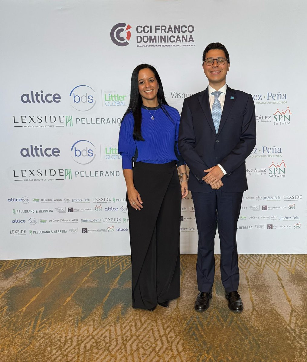 Nuestra socia, Rosa Díaz, participó hoy como expositora en el panel “Transformación laboral en RD", organizado por la Cámara de Comercio e Industria Franco Dominicana. Este encuentro abordó los desafíos y oportunidades que presenta el panorama laboral actual. 

#JP