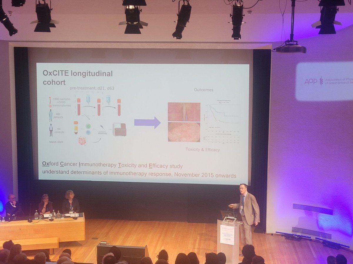 Association of Physicians, GB & Ireland (@aopgbi) on Twitter photo Fascinating presentation from Prof Benjamin Fairfax of <a href="/UniofOxford/">University of Oxford</a> at #APAM2025 on efficacy and toxicities of checkpoint immunotherapy Fascinating presentation from Prof Benjamin Fairfax of <a href="/UniofOxford/">University of Oxford</a> at #APAM2025 on efficacy and toxicities of checkpoint immunotherapy