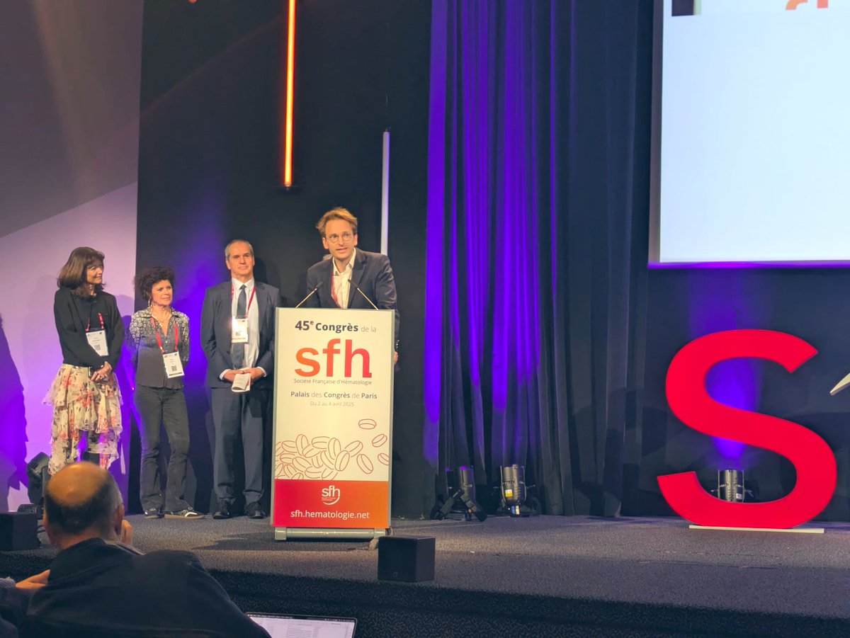 😇 Beaucoup de gratitude envers ForceHemato’ pour ce prix de thèse qui valorise 3 années de travail et surtout un élan pour le lymphome de la zone marginale !

Merci 🙏 

Cc <a href="/La_SFH/">SFH</a>