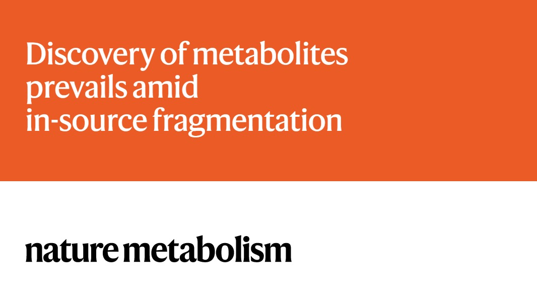 CORRESPONDENCE | Y El Abiead, <a href="/Pdorrestein1/">Pieter Dorrestein</a> (<a href="/UCSD/">UC San Diego</a>) et al.:
Discovery of metabolites prevails amid in-source fragmentation
#massspec

nature.com/articles/s4225…