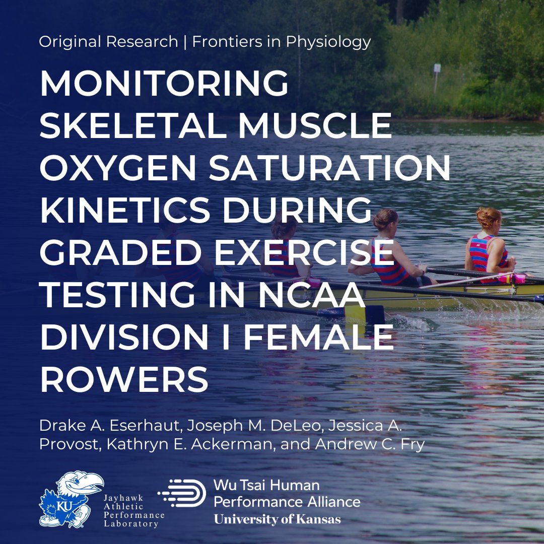 📃PUBLISHED📃

Monitoring skeletal muscle oxygen saturation kinetics during graded exercise testing in NCAA division I female rowers.

Link to full text: frontiersin.org/journals/physi…

#skeletalmuscleoxygen #kinetics #exercise #rowers #femaleathletes #research #JAPL #WuTsaiAlliance