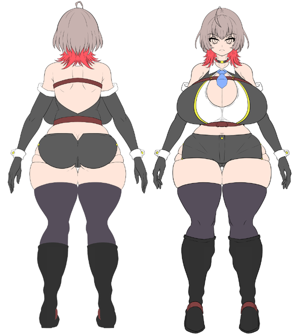 前後どっちから見てもムチムチなのいいな 