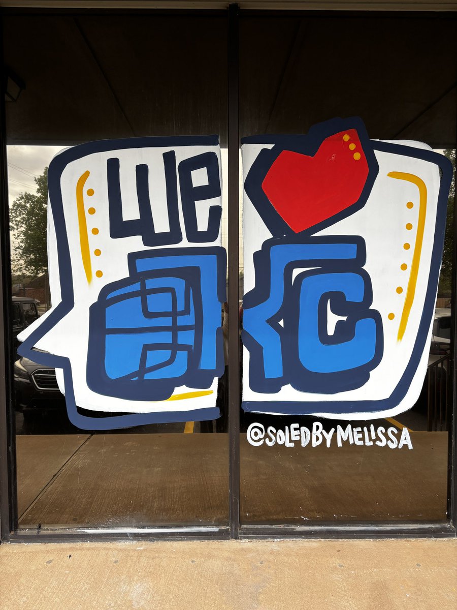 Red Sky is ready for playoff basketball! ⚡️🏀

Thank you to <a href="/SoledByMelissa/">SoledByMelissa</a> for the awesome window artwork!