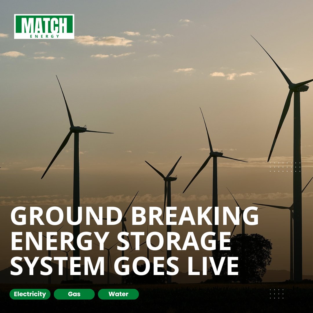 A first-of-its-kind battery energy storage system, is now operational in Scotland, marking a major step towards a renewable-powered grid. 🔋

Read here: match-energy.co.uk/ground-breakin…

#energy #gas #electricity #water