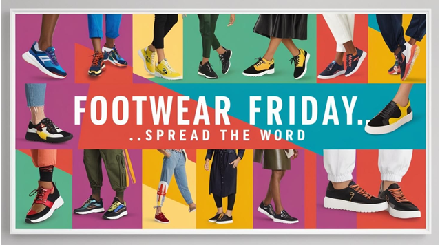 Tomorrow is "Footwear Friday". All students are allowed to change their footwear tomorrow. Students are not allowed to wear high heels, sleep-type wear such as slippers, flip flops or no-open-toe shoes. They can wear crocs and socks, trainers and any other flat/closed toe shoes.