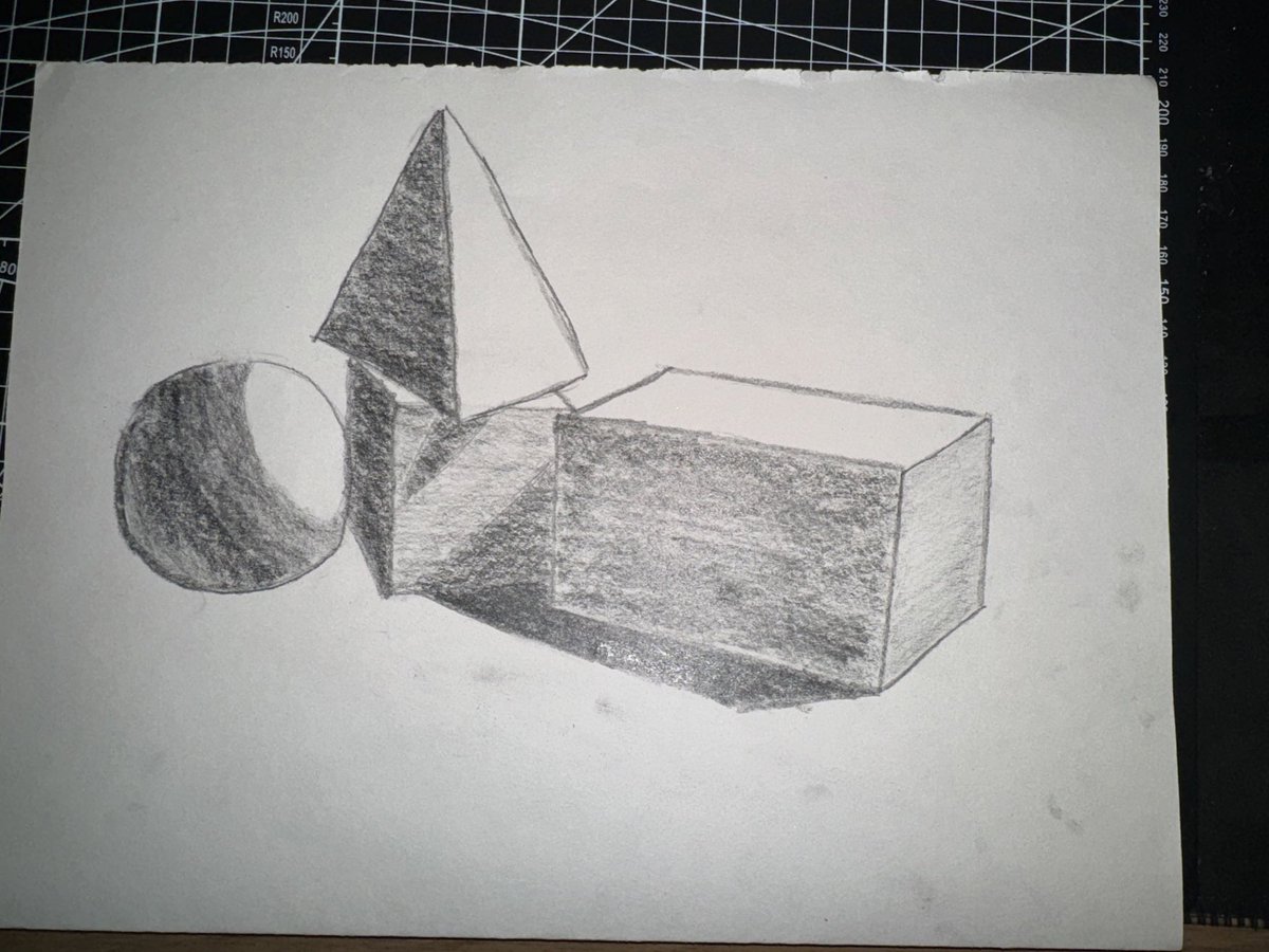 on88117's tweet photo. Day 17 of my #drawingeverydaychallenge ! Shapes shapes shapes shades shades shades https://t.co/fU2PJr0zxh