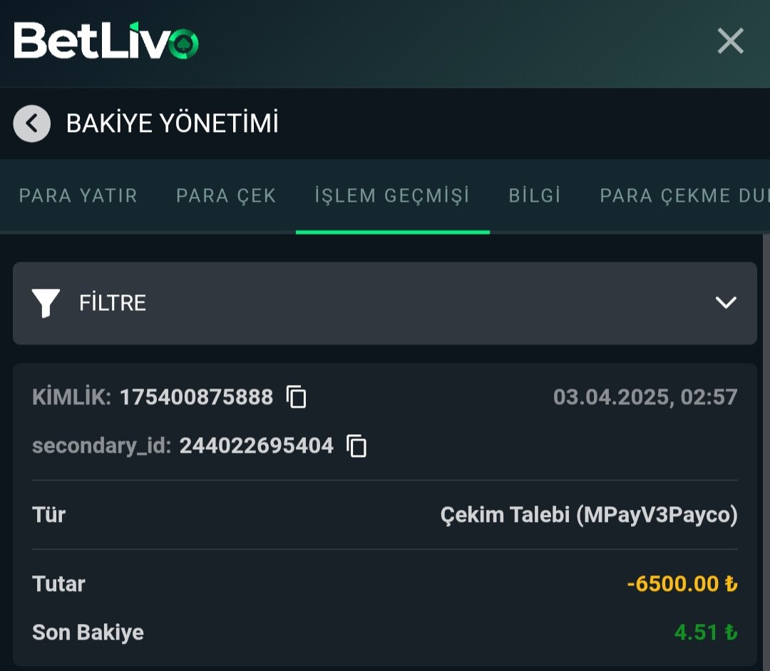 Sıkıntısız bir çekim için teşekkürler  <a href="/BetLivoResmii/">BetLivo Resmi</a>  #betlivocekim