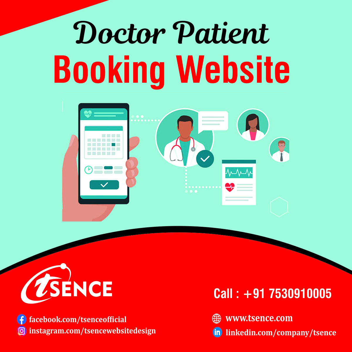 tsenceweb's tweet image. Simplify healthcare with a doctor-patient booking website from #Tsence. Whether you are a clinic or a hospital, our custom-built website guarantees a user-friendly experience for both doctors and patients. 
tsence.com/health-portal.…
#websitedevelopment #websitebuilder