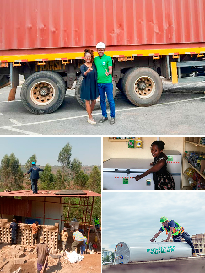 Our new shipment of solar water heaters, solar electricity systems &amp; cold chains arrived! 
Reduce your electricity bills up to 70%!

Ready to upgrade? Let’s get you set up with a system that works for both you and the planet!

📞 Toll-free: 8088 | +250 783 342 803 

#RwOT