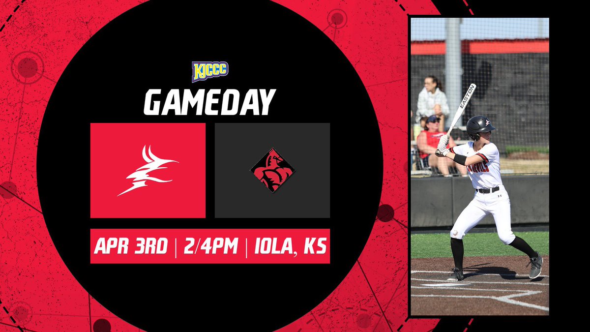 🥎GAMEDAY🥎

Red Devils continue conference play today hosting the Labette CC Cardinals in a double header! Come out and support!

🆚 | LCC Cardinals 
⏰ | 2:00/4:00p
📍 | 1801 N Cottonwood St, Iola, KS 66749 

📸 Credit: @mandv0609