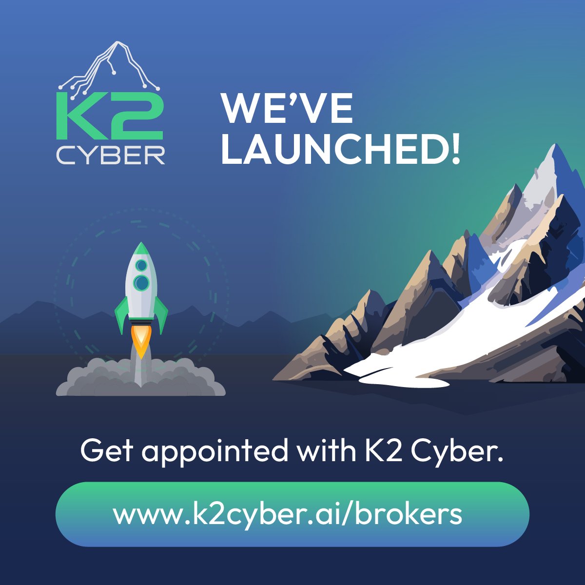 We’re thrilled to announce our official launch! We're a modern MGA for SMB Cyber Insurance and a new program from <a href="/K2_Insurance/">K2 Insurance Services</a>. Read our press release to learn more. #CyberInsurance #K2Cyber #SMB #K2 

hubs.ly/Q03fKzDY0