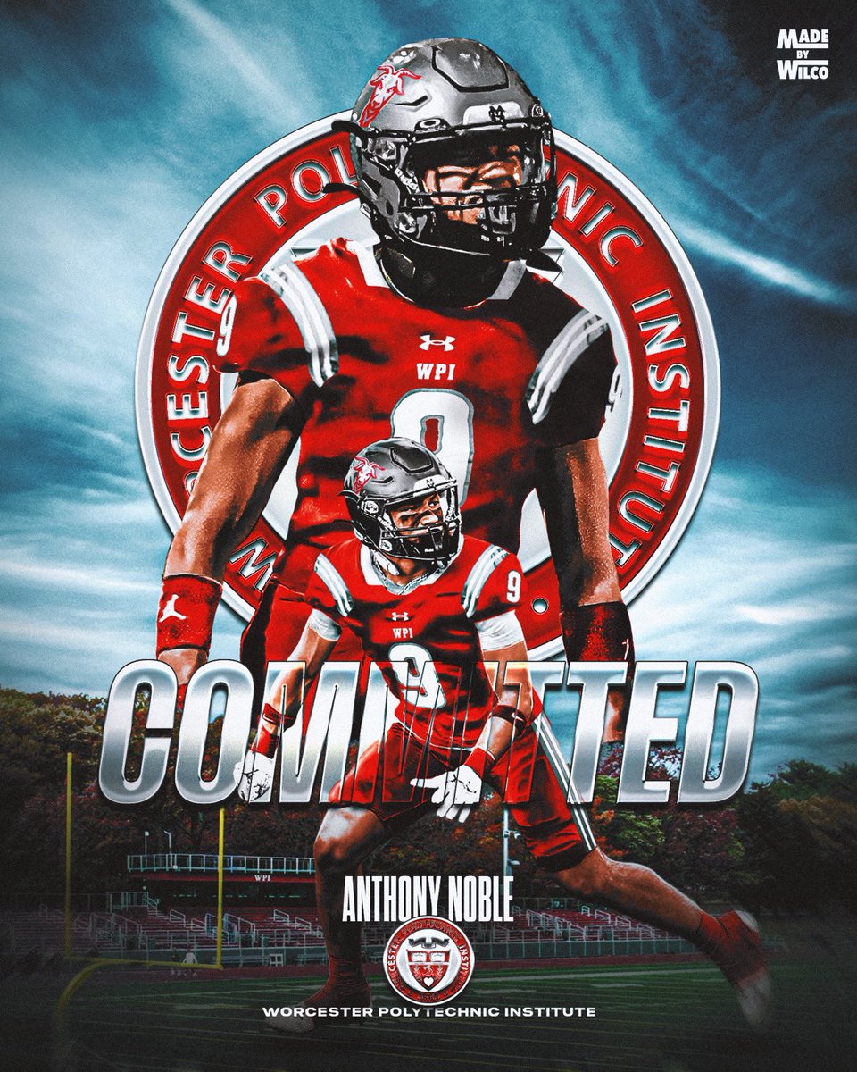 Anthony Noble (@anthony_noble9) on Twitter photo I’m extremely excited to announce my commitment to WPI! I want to thank my family, teammates, coaches, and mentors for their support in making this possible. I’m grateful for the opportunity of the next chapter. #gogoats @CoachCaseyWPI <a href="/CoachRobFB/">Chris Robertson</a> <a href="/TheriaultShawn/">Shawn Theriault</a> <a href="/MC_LancersFB/">Malden Catholic High School Football</a> I’m extremely excited to announce my commitment to WPI! I want to thank my family, teammates, coaches, and mentors for their support in making this possible. I’m grateful for the opportunity of the next chapter. #gogoats @CoachCaseyWPI <a href="/CoachRobFB/">Chris Robertson</a> <a href="/TheriaultShawn/">Shawn Theriault</a> <a href="/MC_LancersFB/">Malden Catholic High School Football</a>