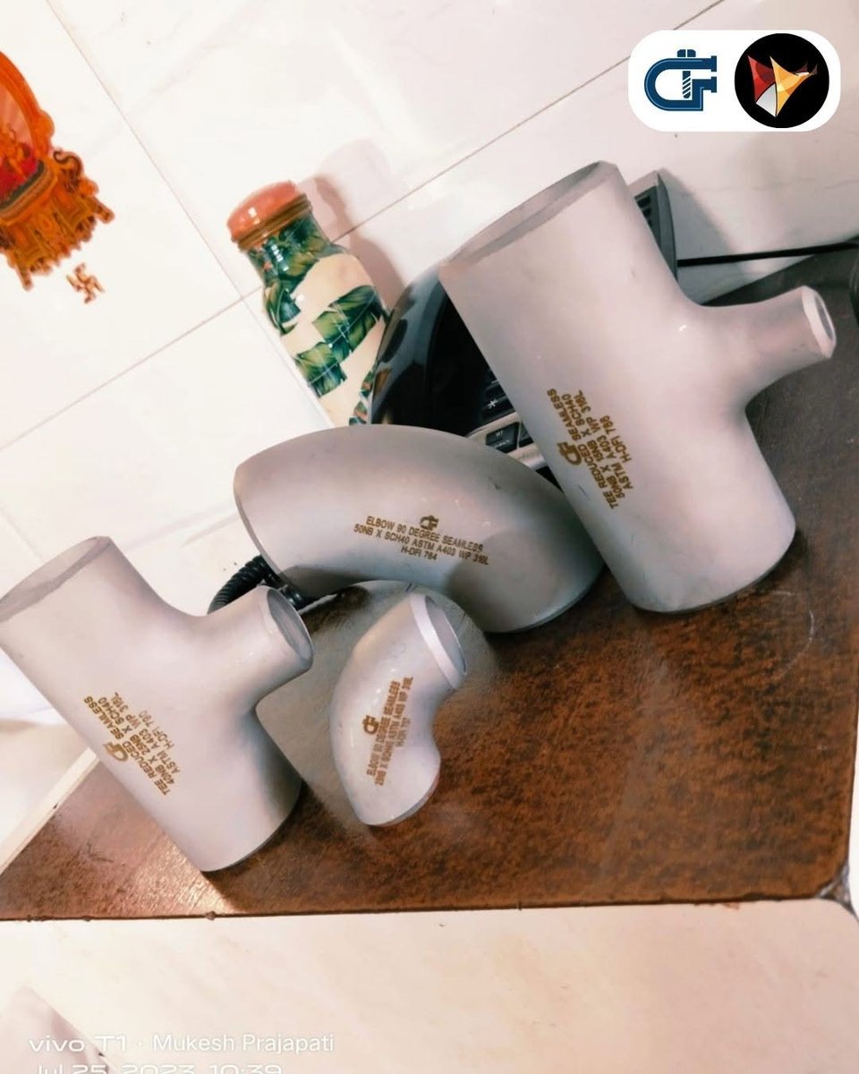 wmigroup's tweet image. Precision-crafted and ready for approval! 🔩✨ A sample of Reducing Tee &amp;amp; 90° Elbow made from Stainless Steel 316L is prepared for our client's review. Engineered for strength, durability, and flawless performance! 💪🚀

#deltafitt #stainlesssteel316l #reducingtee #90degreeelbow