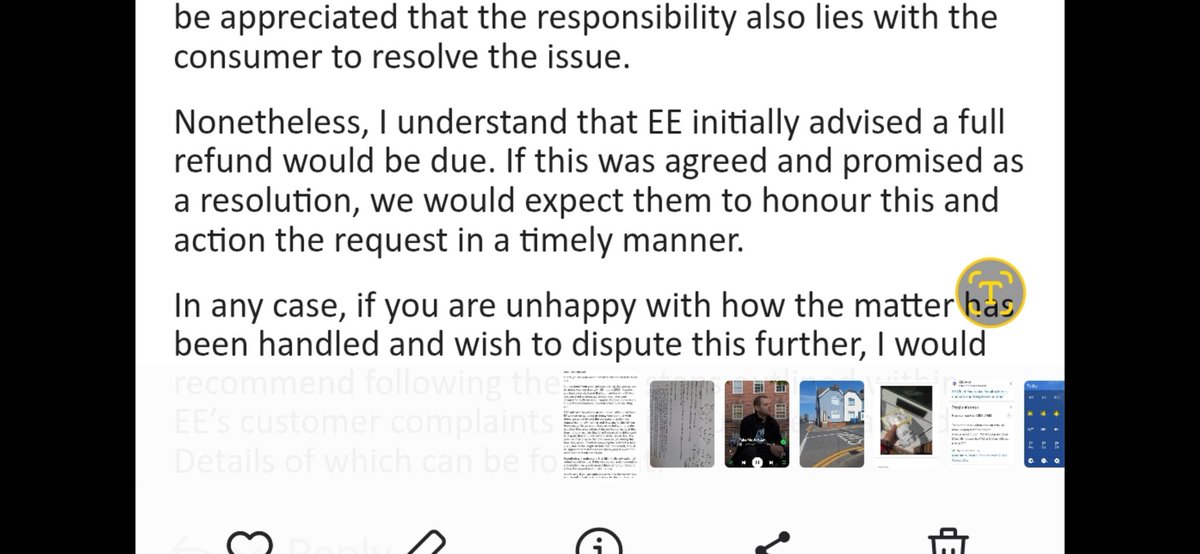 <a href="/EE/">EE</a> <a href="/bt_uk/">BT</a> you've listened to the calls, youve heard that I was offered a full refund, you've heard it said that if I was offered that you would honour it.thats from ofcom so please give rationale for not honouring it