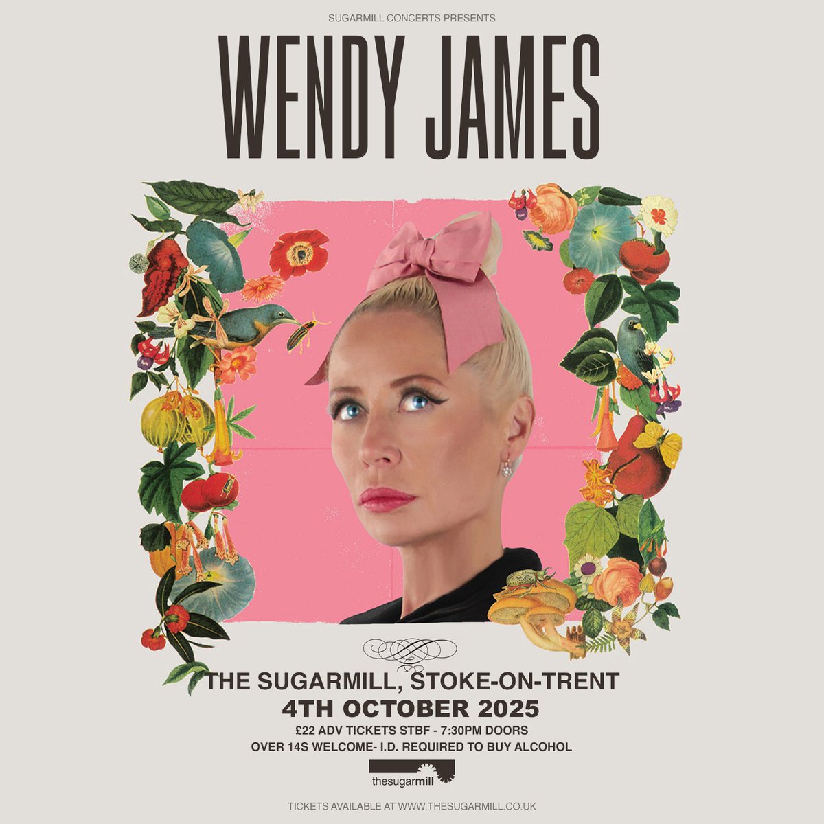 Announcing THE SUGARMILL, STOKE on SATURDAY 4TH OCTOBER!!!!!!!!
Another venue I’m returning to! The sound is amazing inside The Sugarmill and it’s a venue I love
Tickets are now on sale: seetickets.com/.../wend.../th…