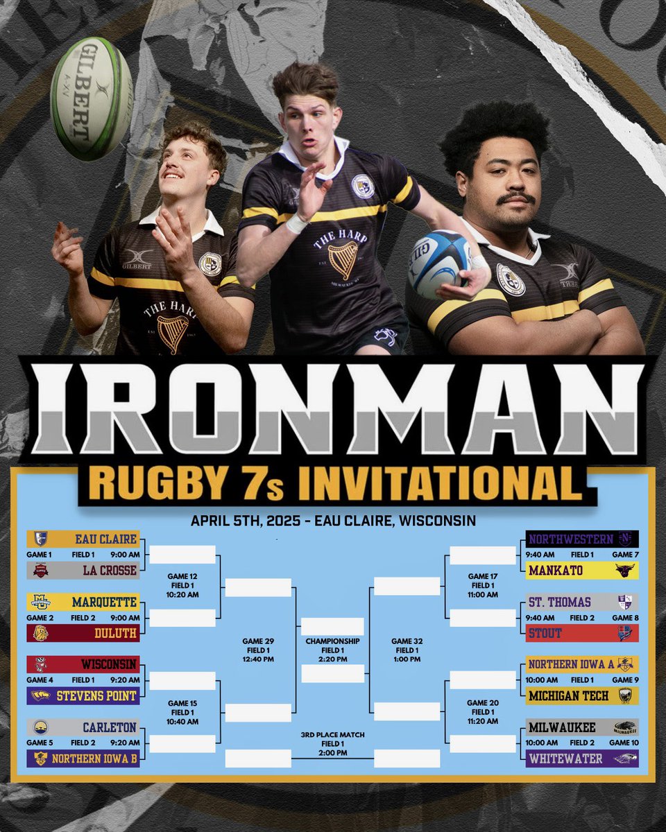 THIS SATURDAY, the Panthers are charging up to Eau Claire to compete in the Ironman 7s tournament, hosted by Eau Claire. It’s going to be a battle of strength, strategy, and pure determination as the Panthers fight for victory. Get ready for non-stop action!