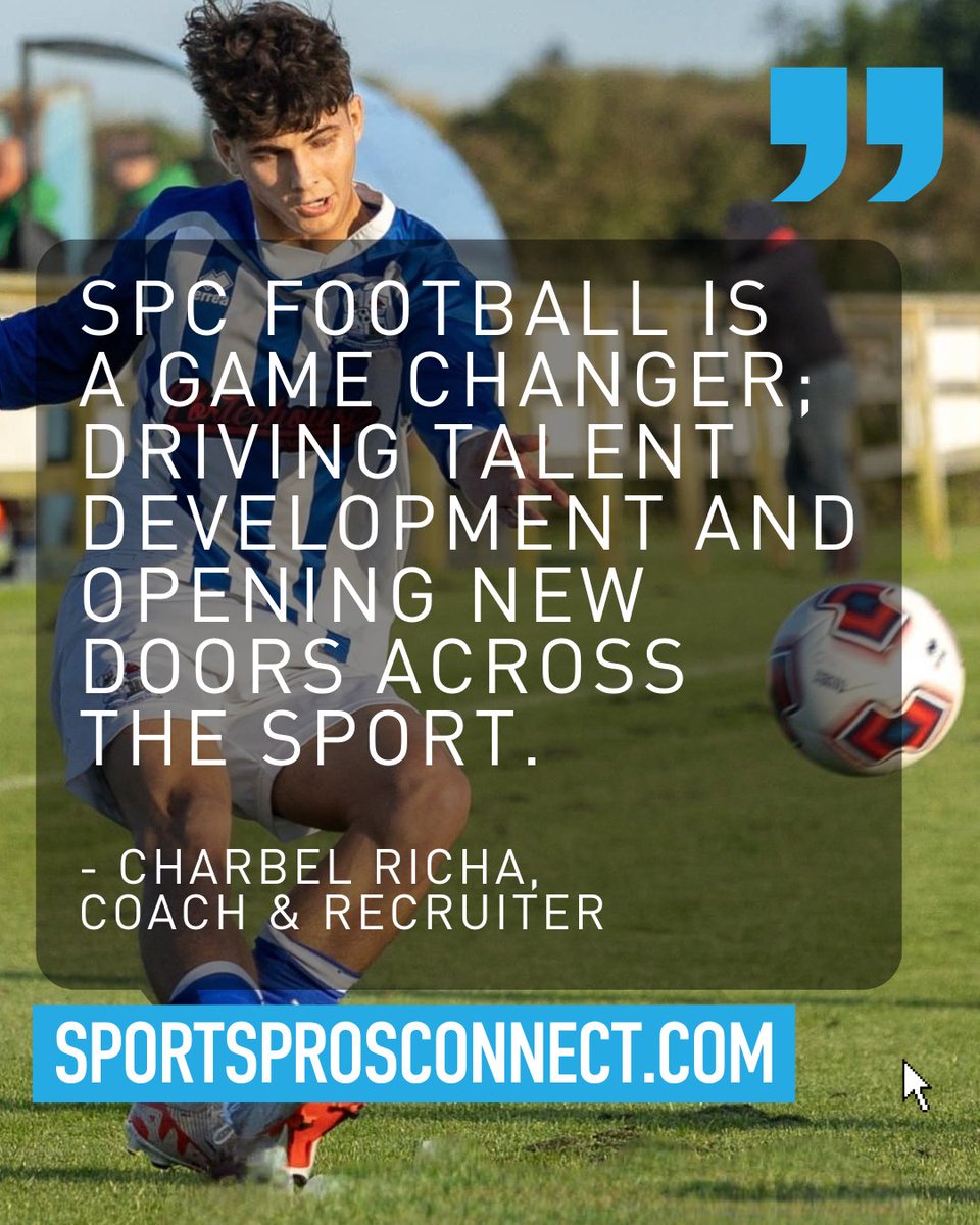 SportsProsConnect Football tweet media