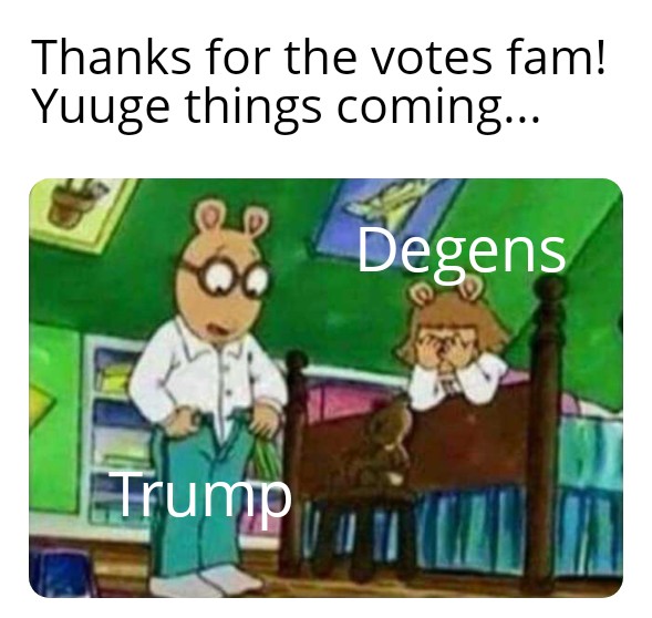 Trump is liberating our bags... Into the dumpster