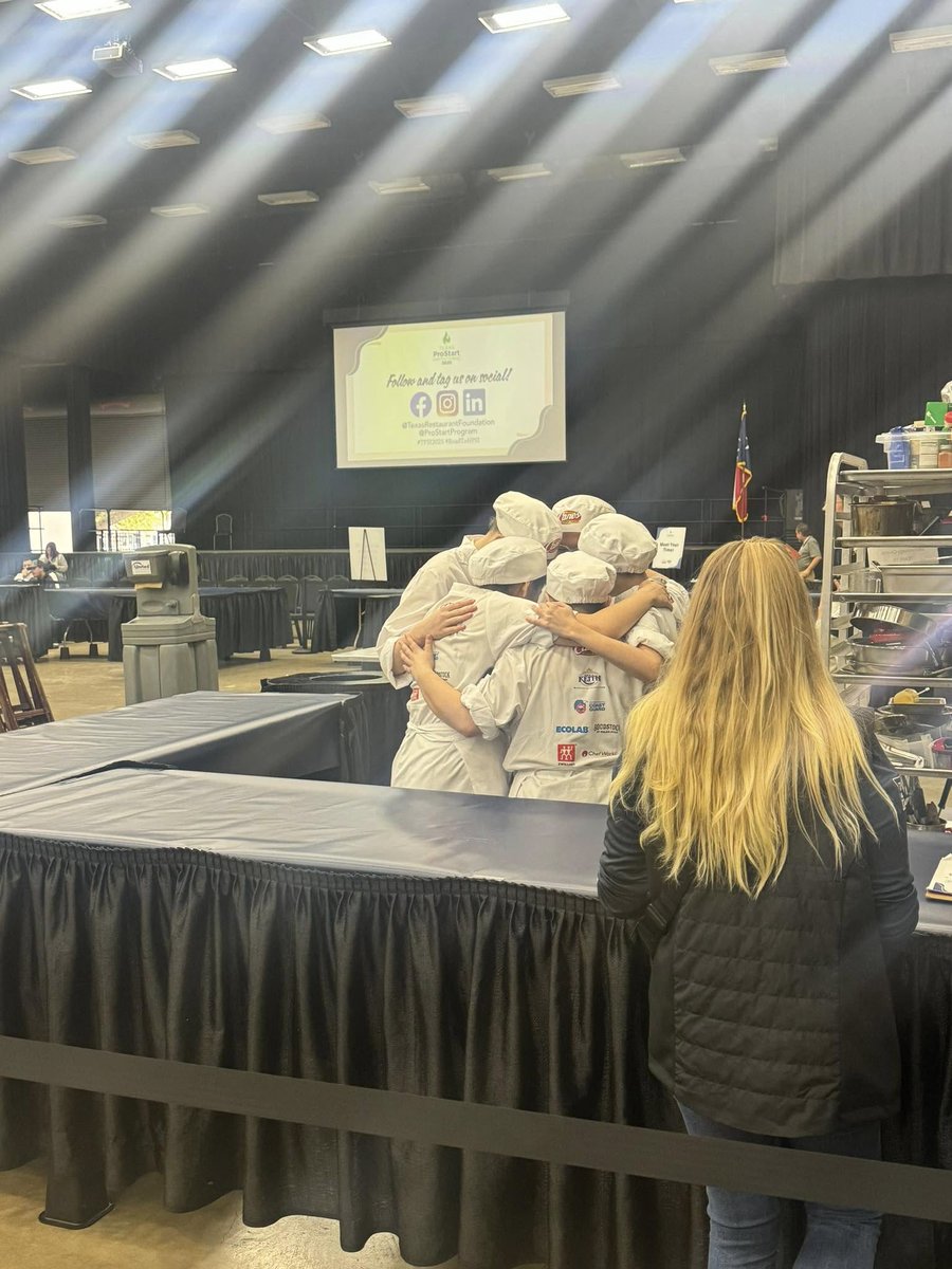 Congrats to our Culinary students who competed at the Texas ProStart Invitational! Our team of 5: Julia, Olivia, Camila, Gina &amp; Emma, placed 3rd out of 46 in National Culinary Track, creating a menu for a 3 course meal factoring in plate presentation. We're so proud of you!