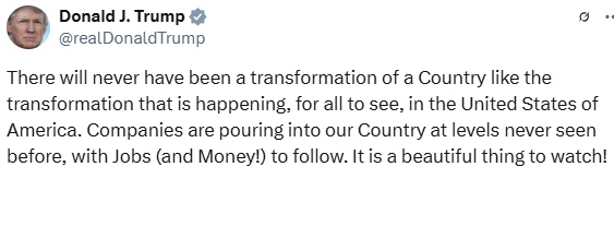 Commentary Donald J. Trump Posts From Truth Social tweet media