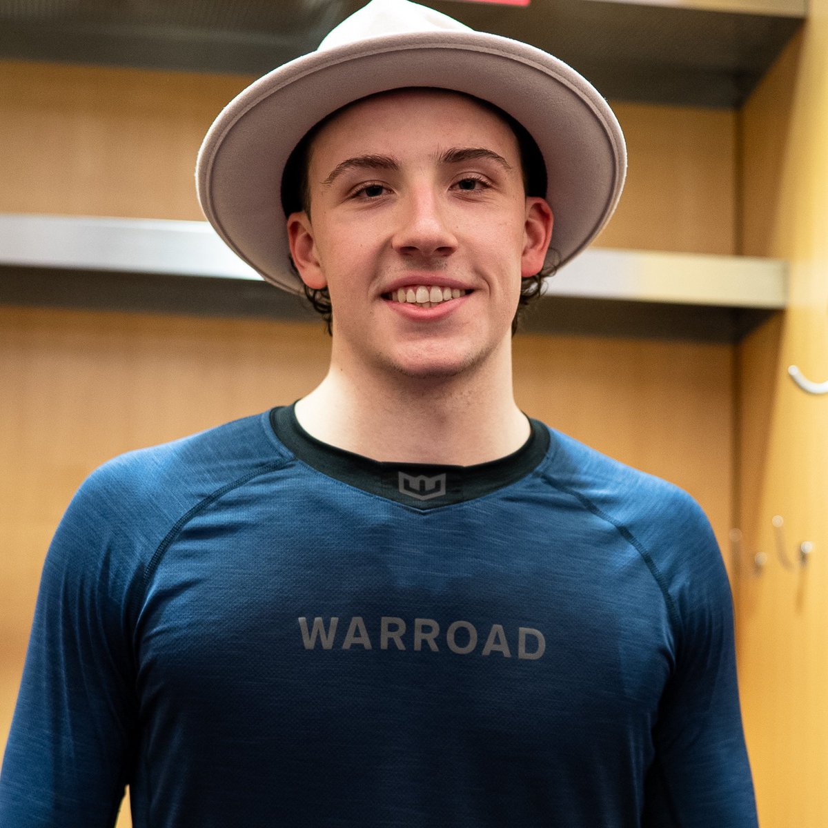 NYRangers's tweet photo. Broadway Hat: NHL debut edition. https://t.co/5NKQshziho