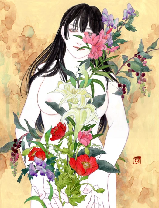 最近絵を描けてないから絵を見てくれ!とても絵を見てほしい足りないかもしれないが好きなものをがんばって描いている 