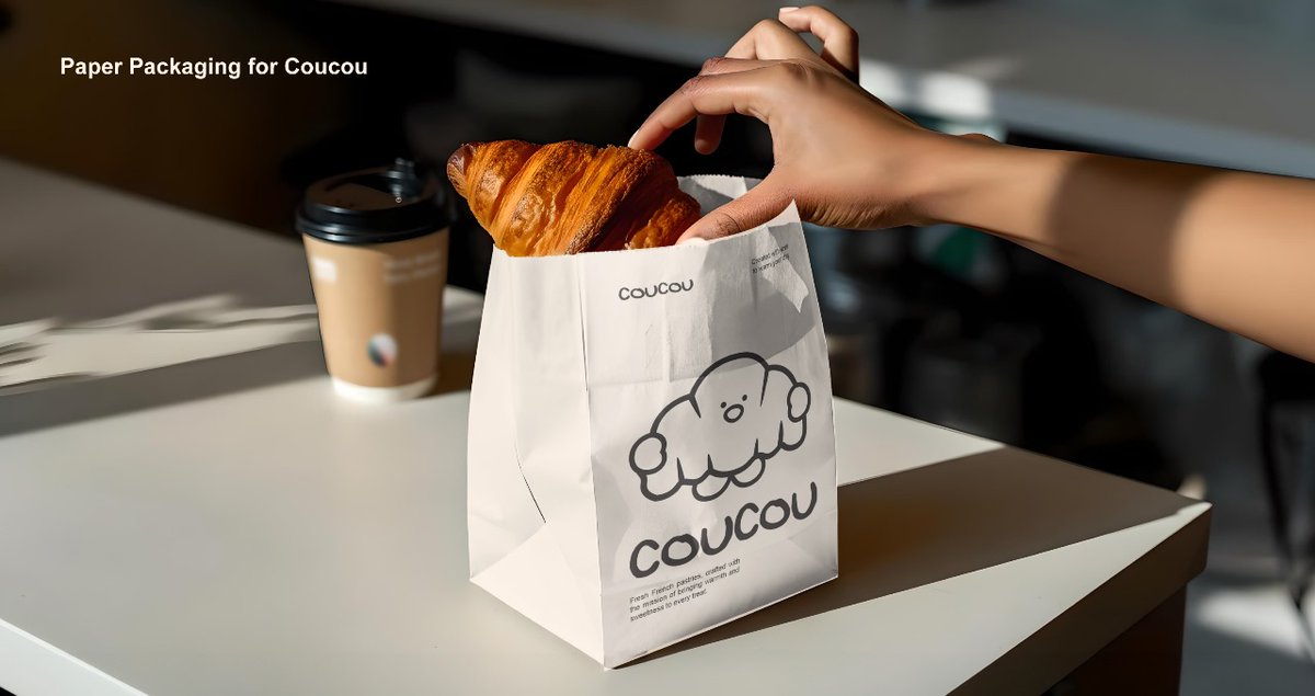 widyayumangesti's tweet image. Final works for Coucou Patissarie 🤏🏻✨️🤗🥰 #onedayonebrand #designpackaging #branding #logodesign