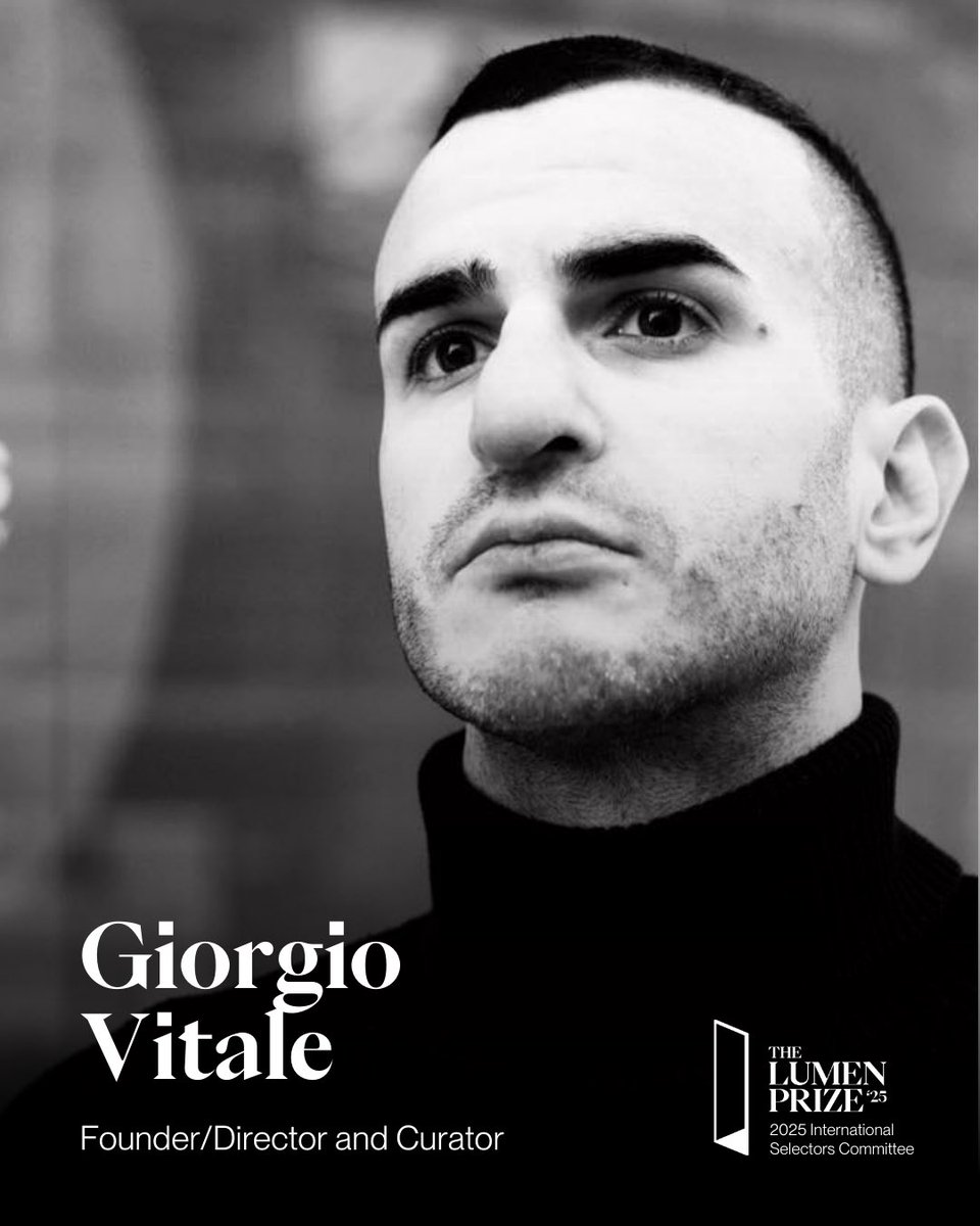 synthesis (@synthesis_____) on Twitter photo Honoured to share that synthesis’ Director Giorgio Vitale has been invited for the second year to join the International Selection Committee for the #LumenPrize2025 — recognising digital artistic practices that critically engage with technology.
Apply via <a href="/lumenprize/">The Lumen Prize</a>. Honoured to share that synthesis’ Director Giorgio Vitale has been invited for the second year to join the International Selection Committee for the #LumenPrize2025 — recognising digital artistic practices that critically engage with technology.
Apply via <a href="/lumenprize/">The Lumen Prize</a>.