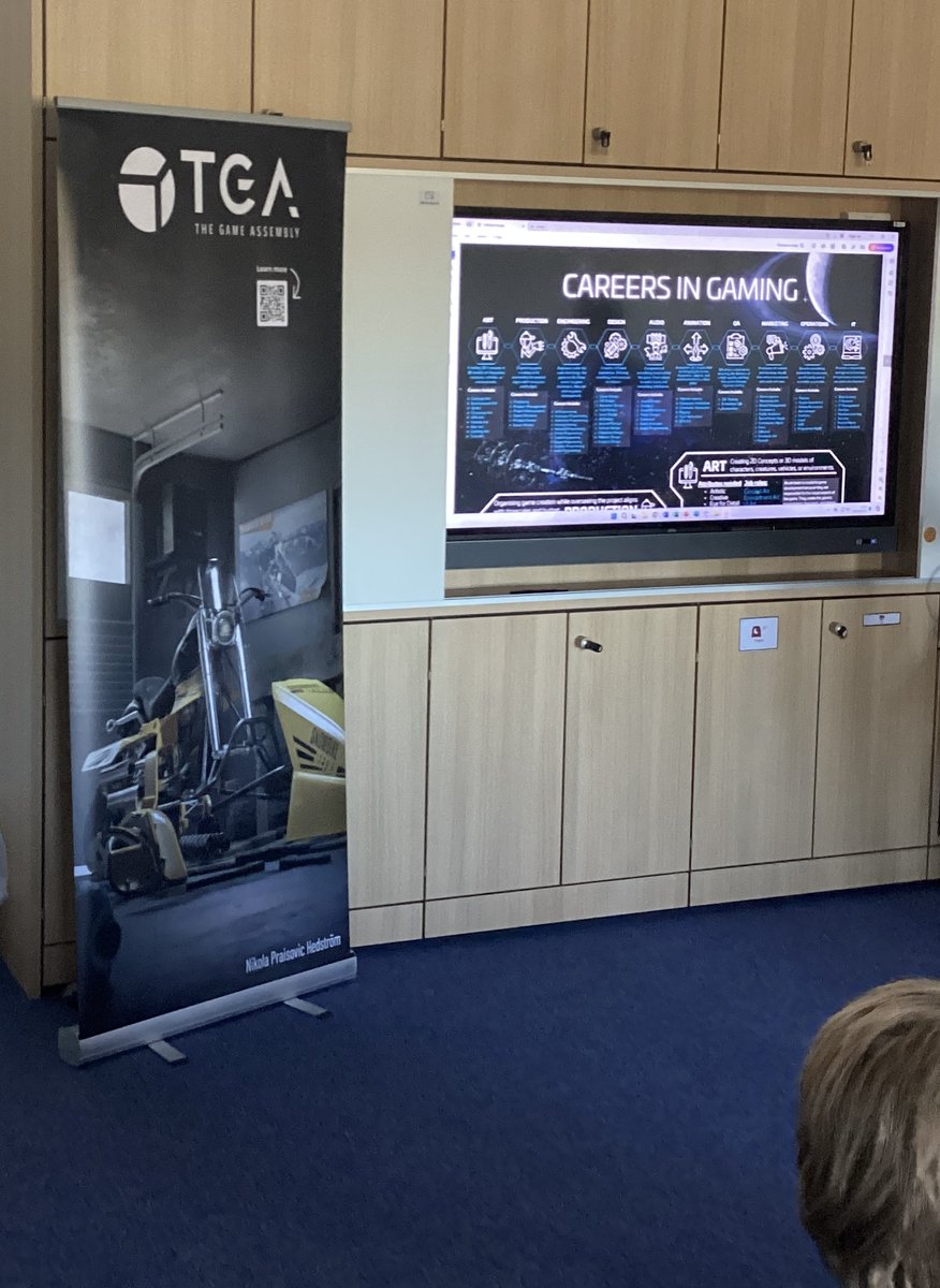 Clare Mount Specialist Sports College (@claremountssc) on Twitter photo This week, Matt Wilson from <a href="/TheGameAssembly/">TheGameAssembly</a> visited to teach pupils about Game Design & Development courses and careers in the gaming industry. The presentation was inspiring, leaving students excited to explore future opportunities in this field! #GameDesign #FutureDevelopers This week, Matt Wilson from <a href="/TheGameAssembly/">TheGameAssembly</a> visited to teach pupils about Game Design & Development courses and careers in the gaming industry. The presentation was inspiring, leaving students excited to explore future opportunities in this field! #GameDesign #FutureDevelopers