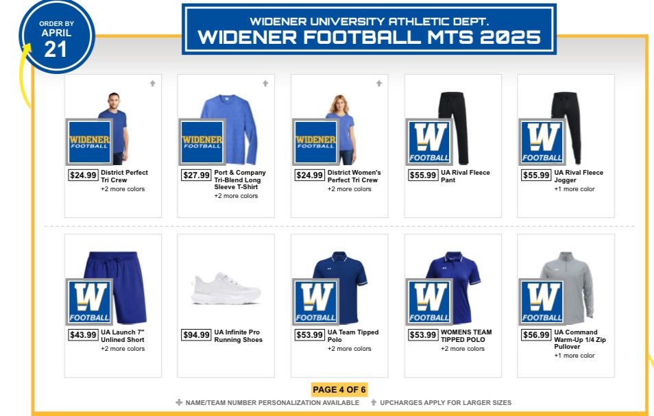 Widener Football (@widener_fb) on Twitter photo <a href="/Widener_FB/">Widener Football</a> team store is now open! Get all your gear for this fall using the link below!!
mandrillapp.com/track/click/30⦠<a href="/Widener_FB/">Widener Football</a> team store is now open! Get all your gear for this fall using the link below!!
mandrillapp.com/track/click/30ā¦