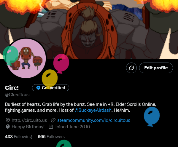 Circuitous's tweet image. 🥳🎂