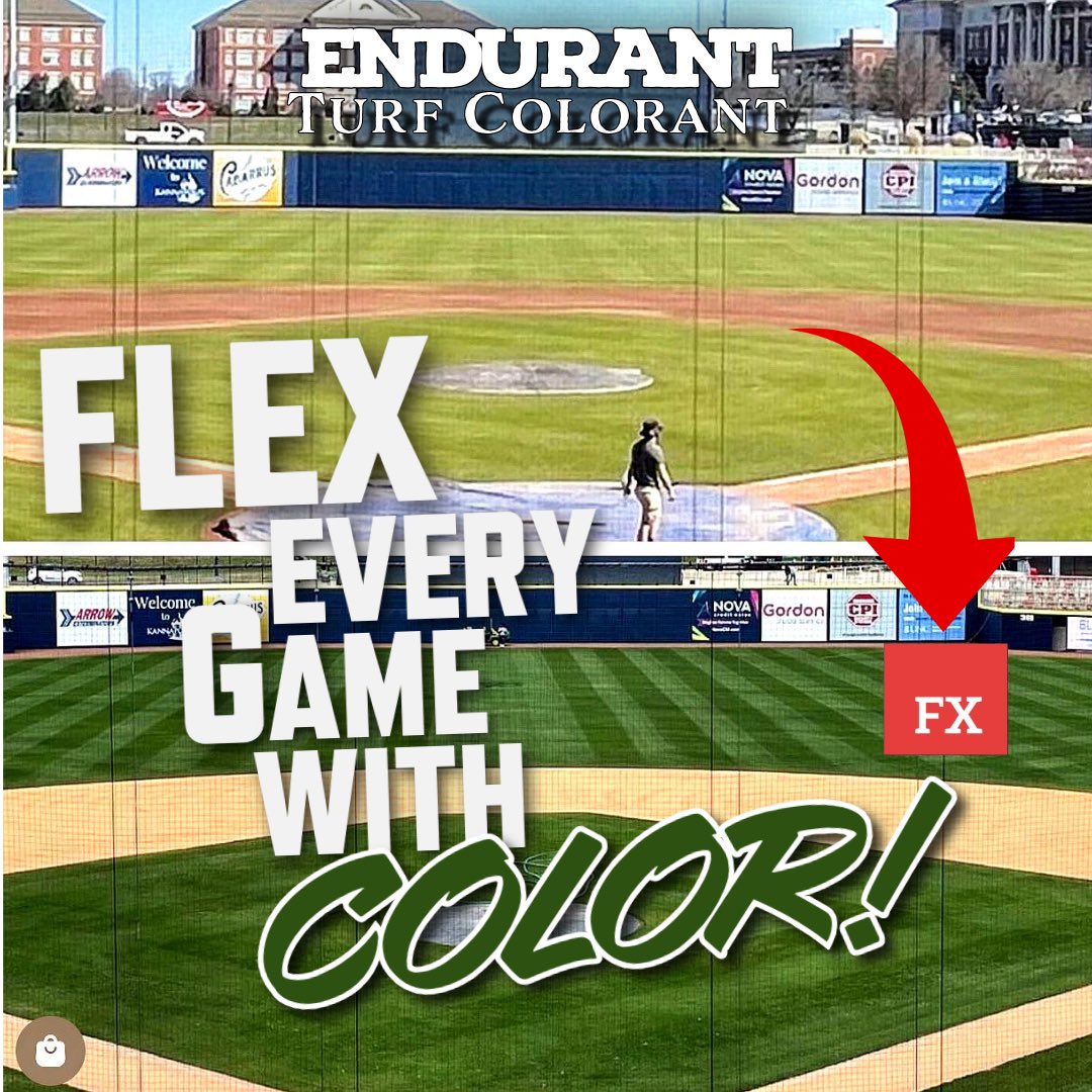 Good turf is fine.
AMAZING turf turns heads.

Endurant FLEX takes your field from “nice” to next level — rich color, pro finish, and instant results. One application is all it takes.

#EndurantFlex #SportsTurf #TurfPaint #GameChanger #TurfManagers #FieldReady