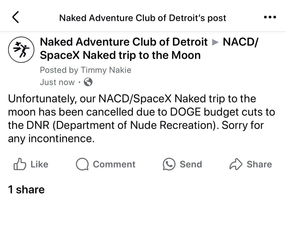 It’s a sad day. 🥲