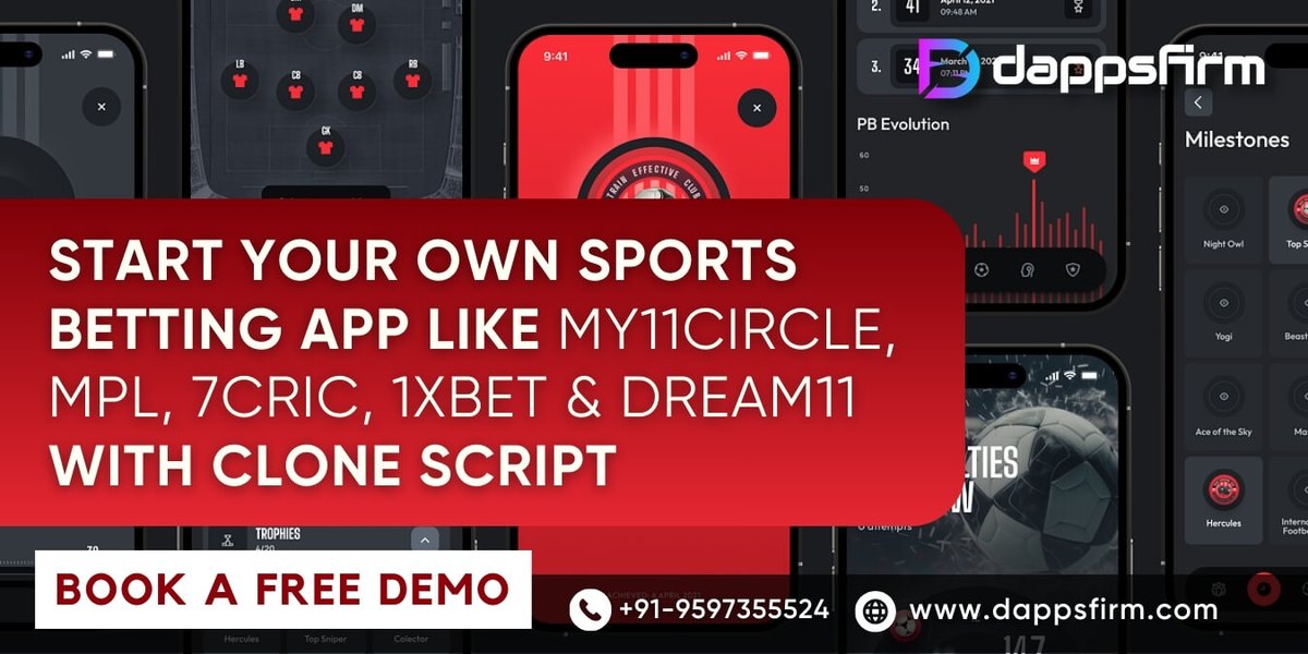 HRuffes47024's tweet image. 🚀 Dreaming of a fantasy sports betting empire? Start today with Dappsfirm’s Dream11 &amp;amp; MPL clone script. Fast launch, big success! 🎲

🌐dappsfirm.com/build-sports-b…

#FantasySportsApp  #SportsBettingClone  #BettingAppDevelopment #Dream11CloneScript #MPLCloneSoftware #dappsfirm