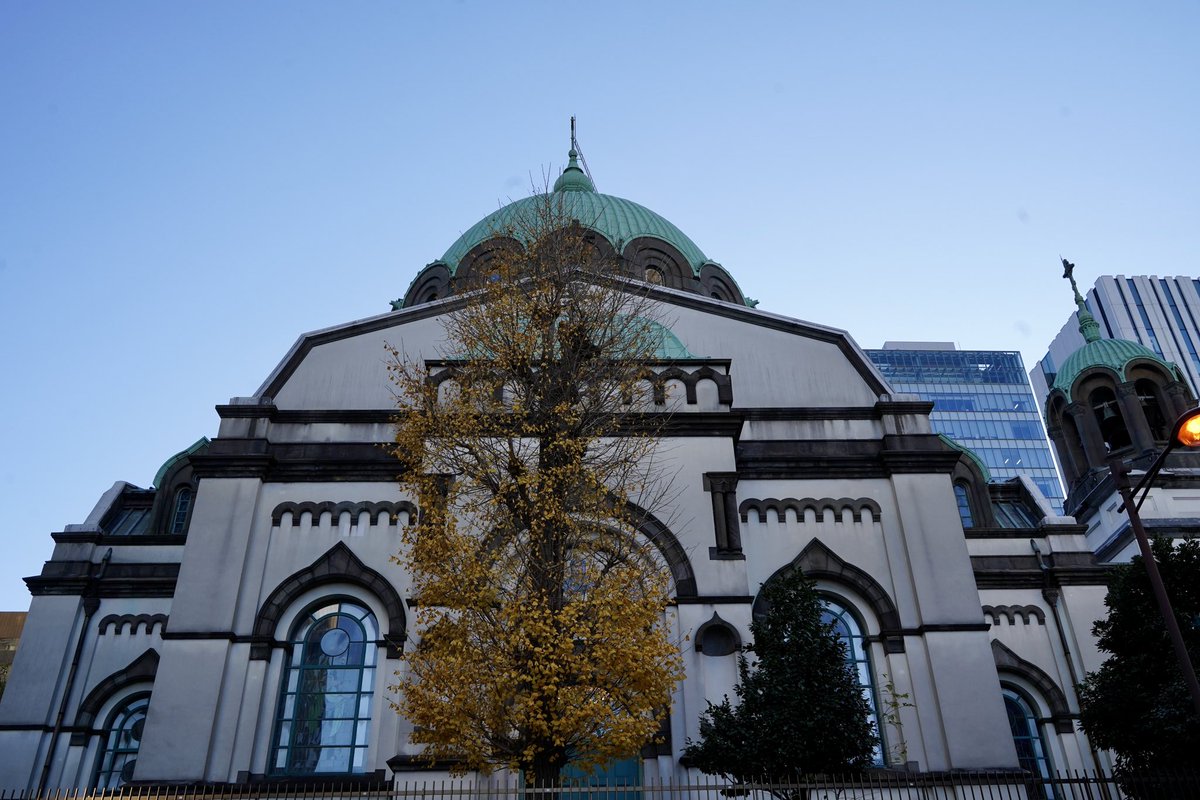 ⭐︎ニコライ堂/東京⭐︎  Dec, 2024

学問の街　御茶ノ水駅近く、駿河台にありながらあまり知られていない大聖堂

正教会の教えをもたらしたロシア人修道士ニコライに由来

ドーム型のビザンチン式建築が特徴で異国風情がいい感じ

#ニコライ #教会 #ロシア #絶景 #一度はいきたい #cherryblossom